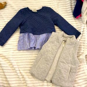 Sweater and vest Oshkosh - never worn